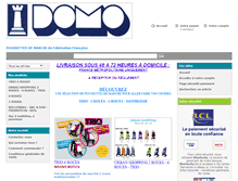 Tablet Screenshot of domo-france.com